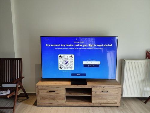 Επιτραπέζια εγκατάσταση Samsung 75